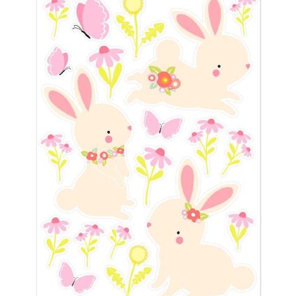 A Little Lovely Company Wallstickers - 35x50 cm - Bunny