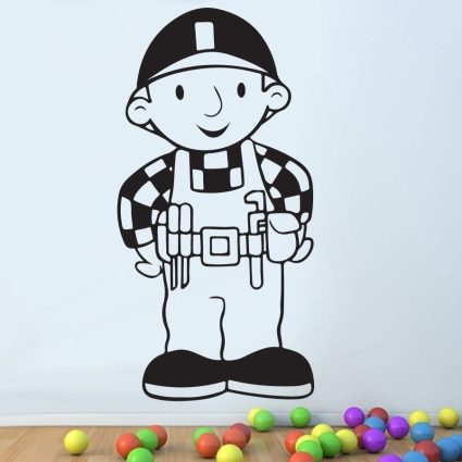 Byggemand Bob - Wallsticker