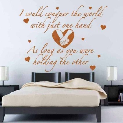 Conquer The World - Wallsticker