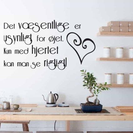 Det Væsentlige - Wallsticker