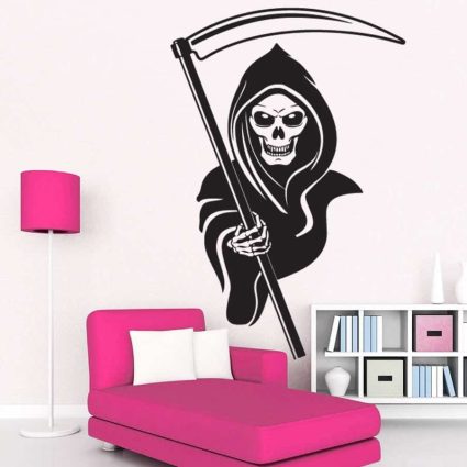 Døden Med Leen - Wallsticker