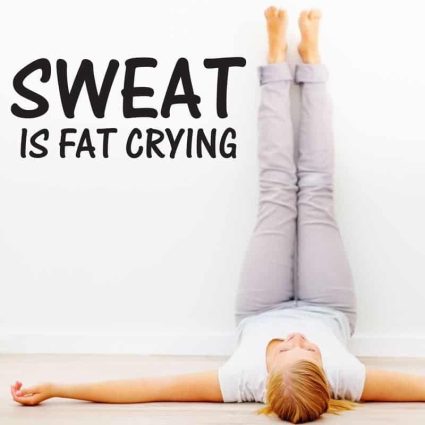 Fat Crying - Wallsticker
