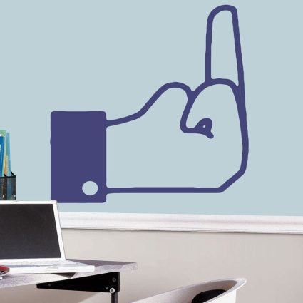 Fu*k Finger - Wallsticker