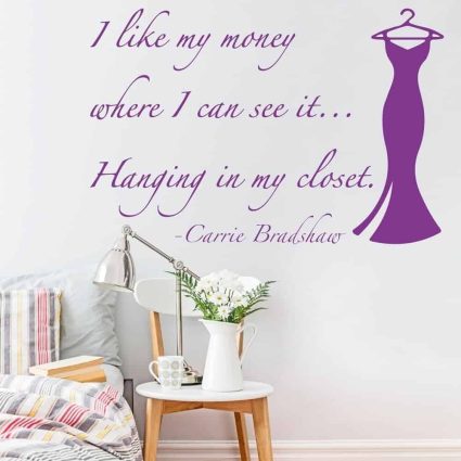 Hanging In Closet - Wallsticker