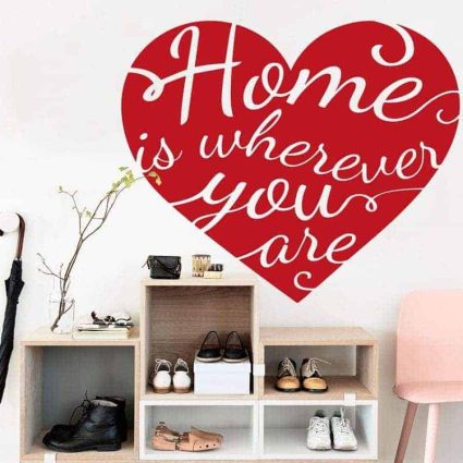 Home Heart - Wallsticker