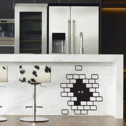 Hul i Væggen - Wallsticker