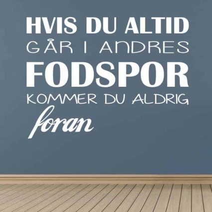 Hvis Du Altid - Wallsticker
