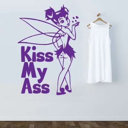 Kiss My Ass - Wallsticker