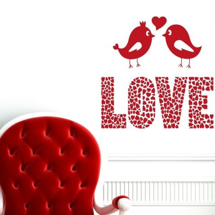 Love Birds - Wallsticker