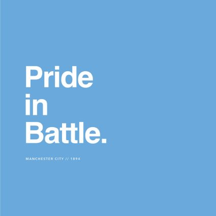 Man City - Pride in Battle af Olé Olé