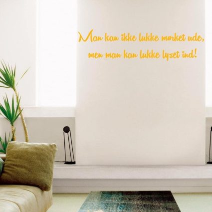 Man Kan Ikke Lukke - Wallsticker
