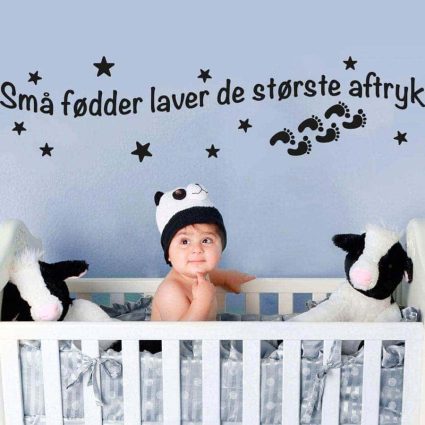 Små Fødder - Wallsticker
