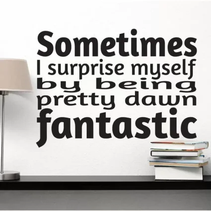 Sometimes I Surprise - Wallsticker