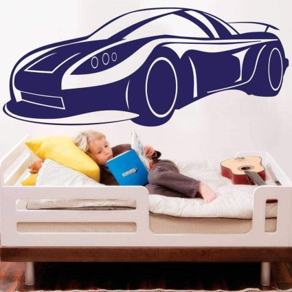 Sportsbil - Wallsticker