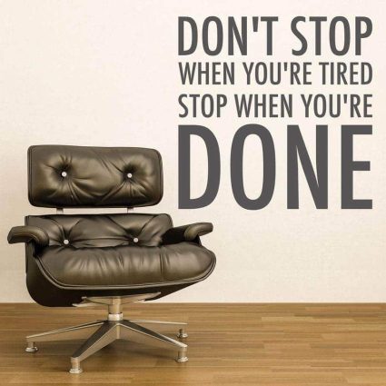Stop Done - Wallsticker