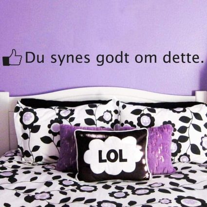 Synes Godt Om - Wallsticker