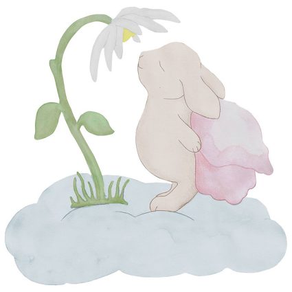 That's Mine Wallsticker - Daisy Whispers - 28,5 cm - Beige