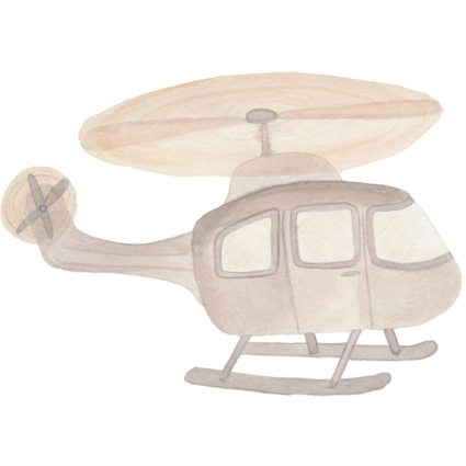 That's Mine Wallstickers Helicopter Multi