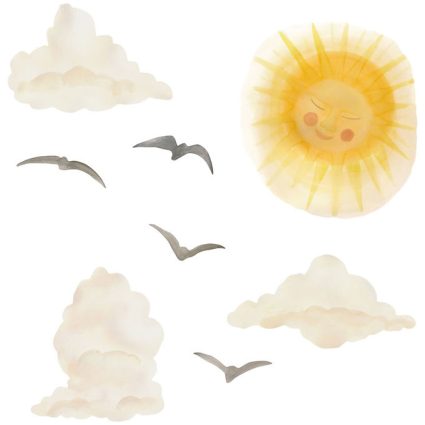 That's Mine Wallstickers - Sol - Gul