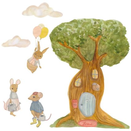 Thats Mine Wallstickers - The Secret treehouse - Multi