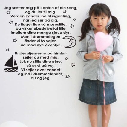 Under Stjernerne På Himlen - Wallsticker