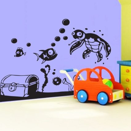 Under Vandet - Wallsticker
