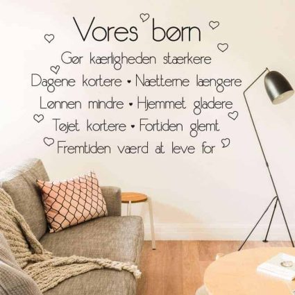 Vores Børn - Wallsticker