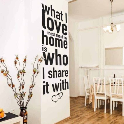 What I Love - Wallsticker