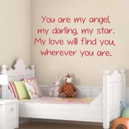 You Are My Angel - Wallsticker
