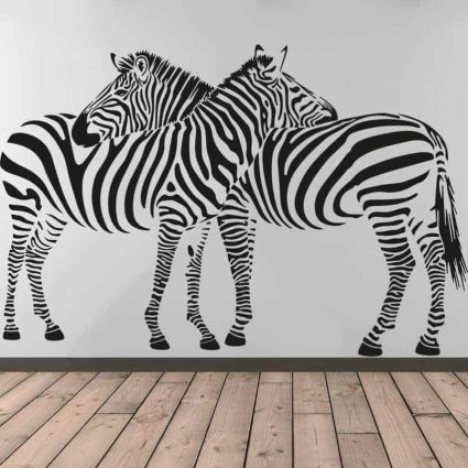 Zebra Love - Wallsticker